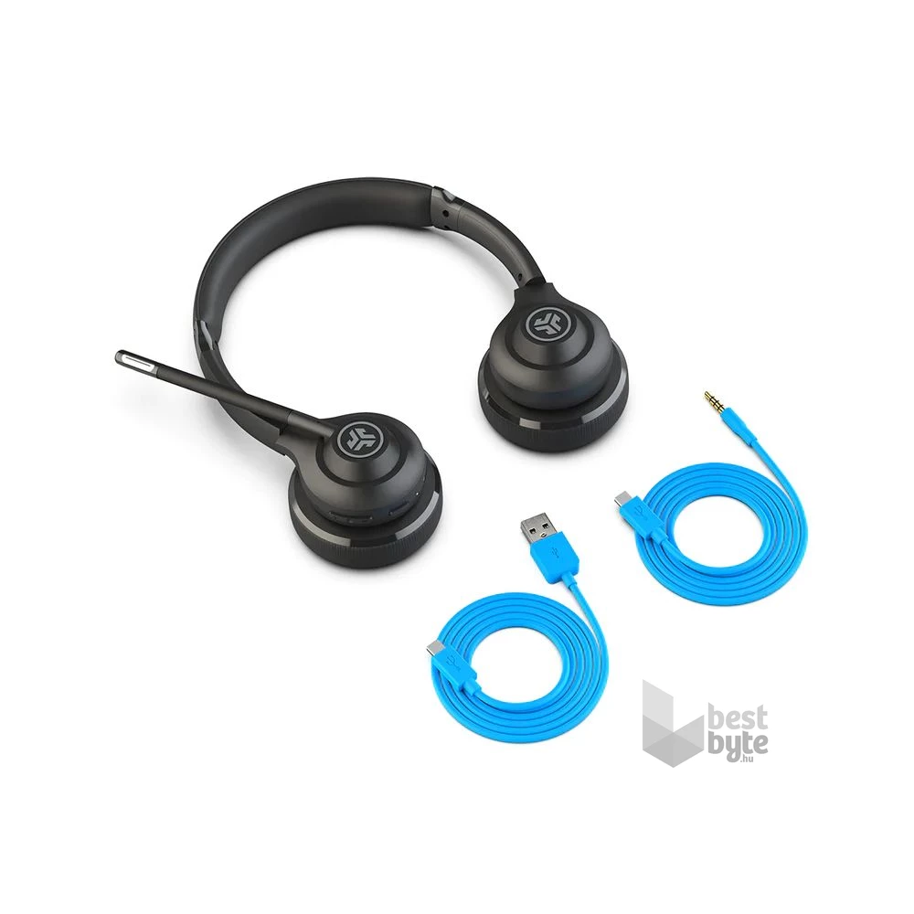 JLab GO Work vezeték nélküli fekete Bluetooth headset