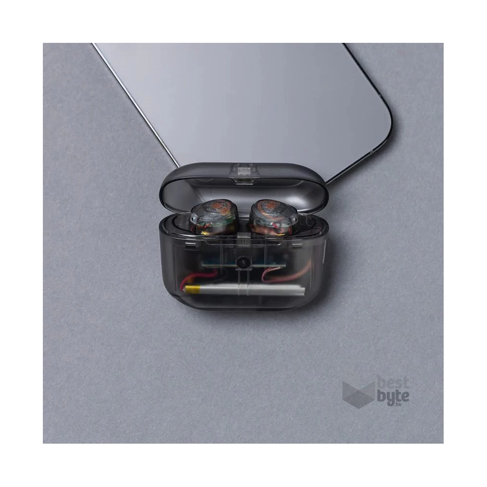JLab Go Air Pop True Wireless Bluetooth átlátszó fülhallgató