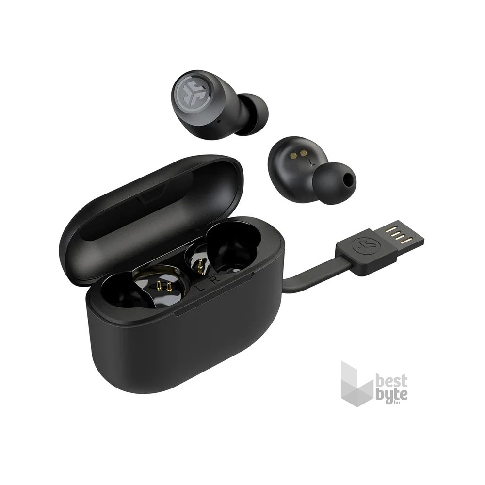JLab Go Air Pop True Wireless Bluetooth fekete fülhallgató