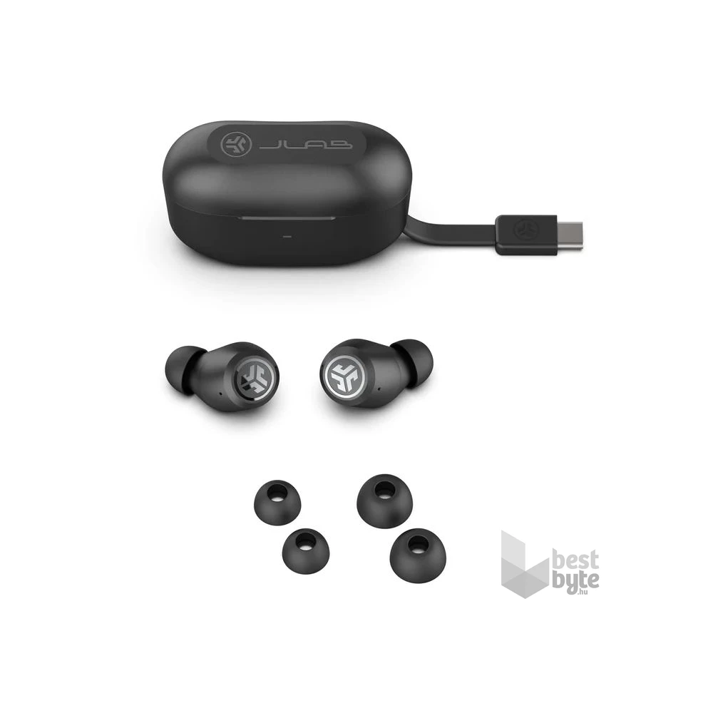 JLab JBuds ANC True Wireless Bluetooth fekete fülhallgató