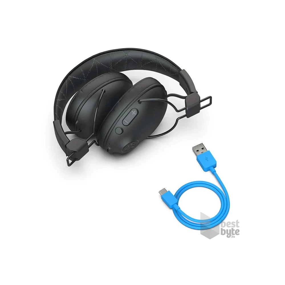JLab Studio Pro vezeték nélküli fekete Bluetooth fejhallgató