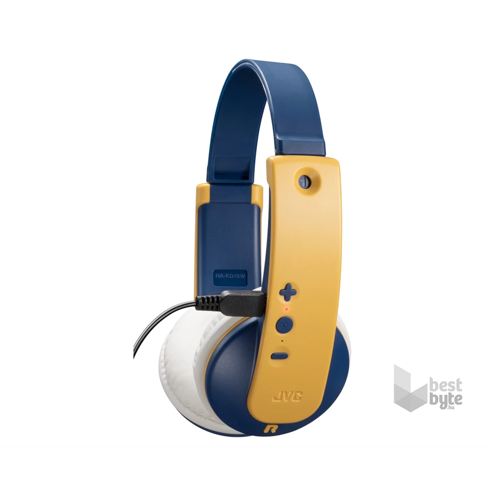 JVC HA-KD10W-Y Bluetooth sárga/kék gyerek fejhallgató