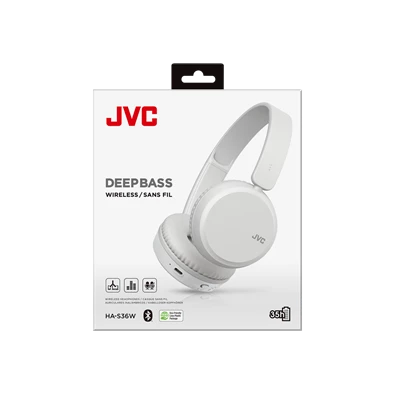 JVC HA-S36W-W Bluetooth fehér fejhallgató