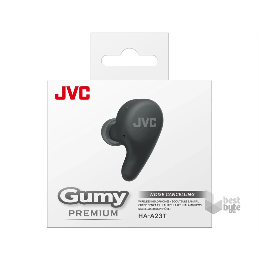JVC HA-A23T-B True Wireless Bluetooth zajszűrős fekete fülhallgató