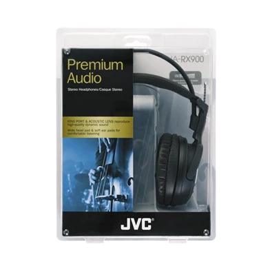 JVC HA-RX900 vezetékes fekete fejhallgató