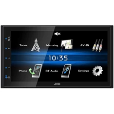 JVC KW-M25BT 2DIN multimédiás érintőképernyős autóhifi fejegység