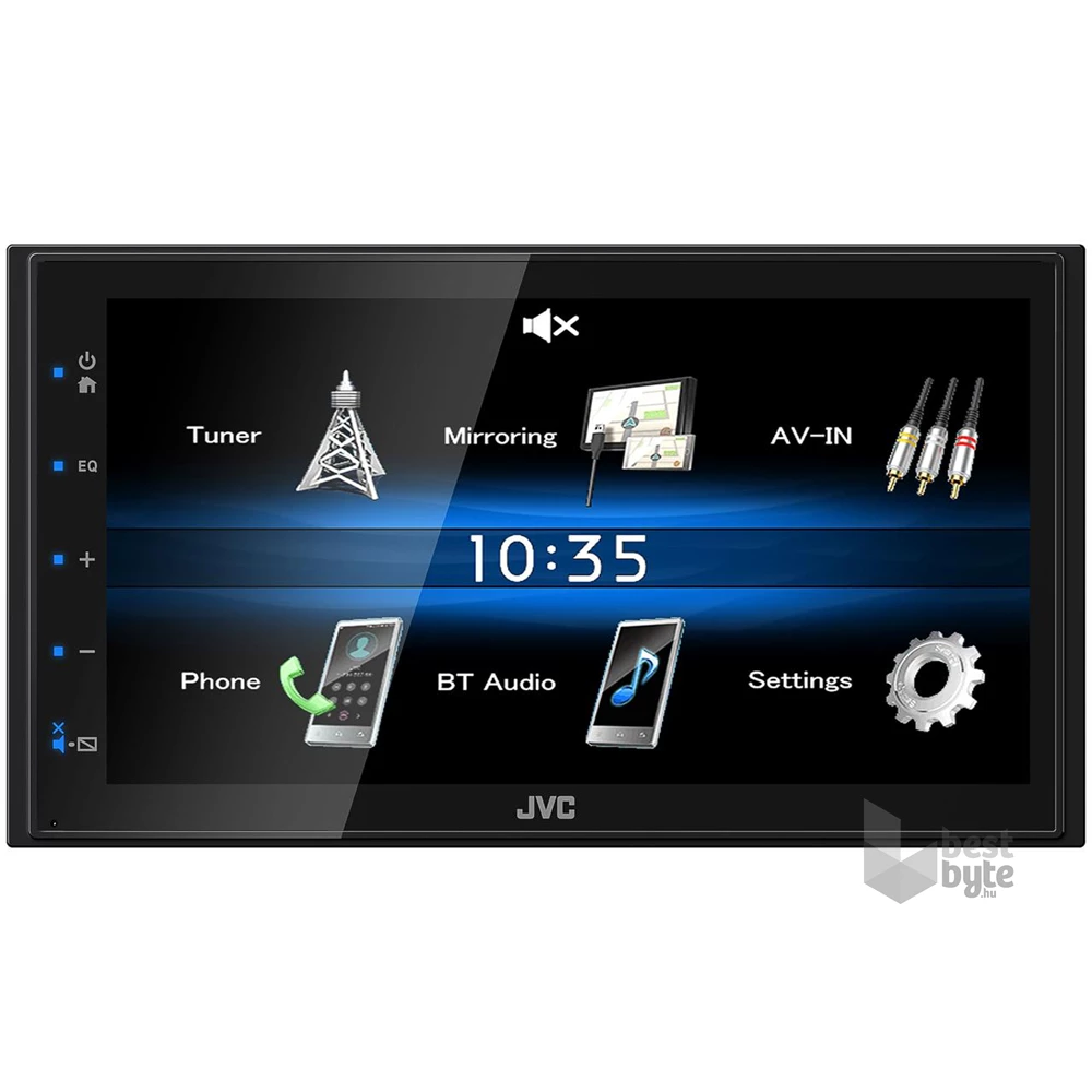 JVC KW-M25BT 2DIN multimédiás érintőképernyős autóhifi fejegység