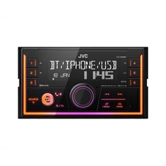 JVC KW-X850BT 2DIN Bluetooth/USB/AUX mechanika nélküli autóhifi fejegység