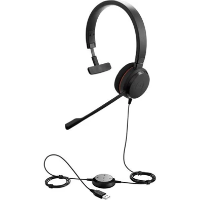 Jabra Evolve 20 MS vezetékes USB mono headset