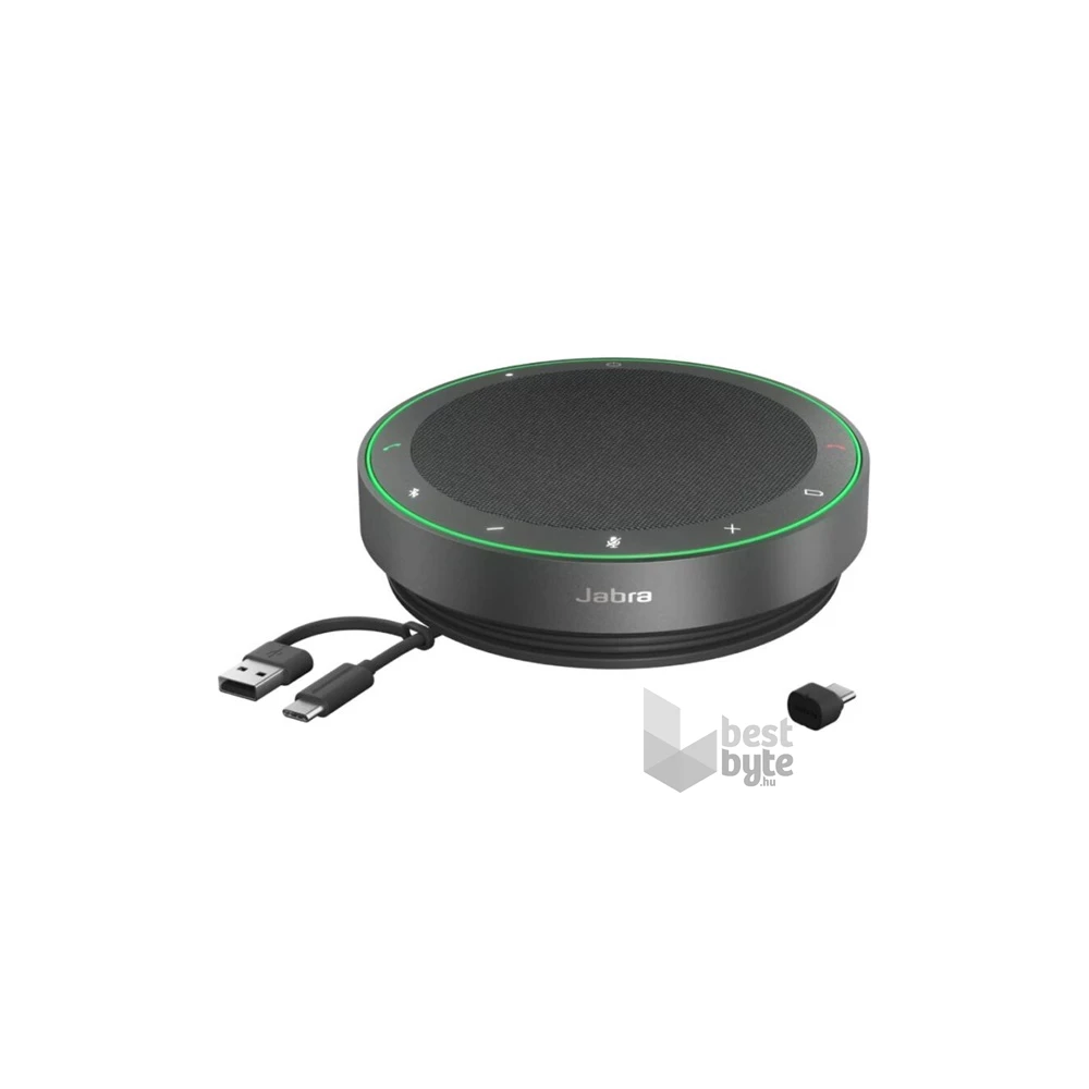 Jabra Speak 2 75 MS Teams Bluetooth vezetékes fekete hangszóró