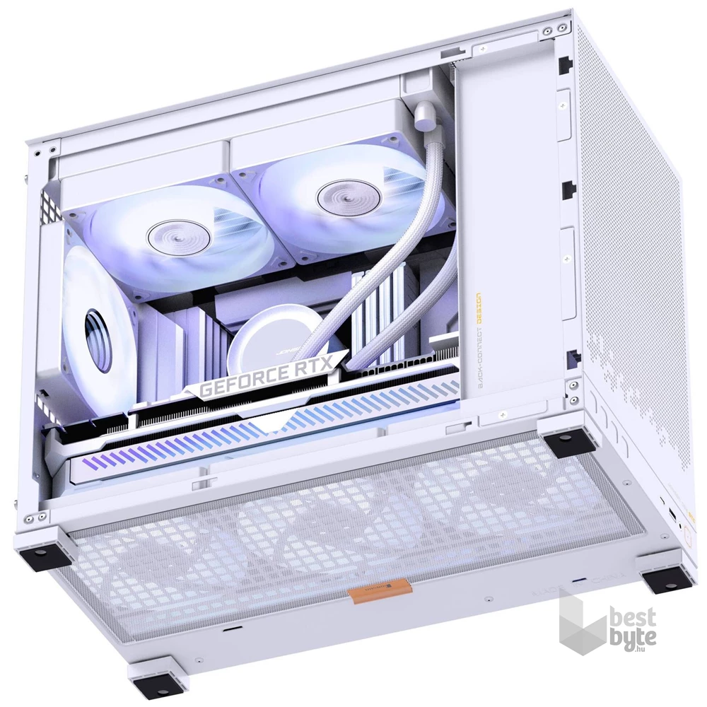Jonsbo D32 STD Mesh mATX fehér ház