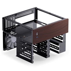 Jonsbo N4 NAS ház mATX fekete ház