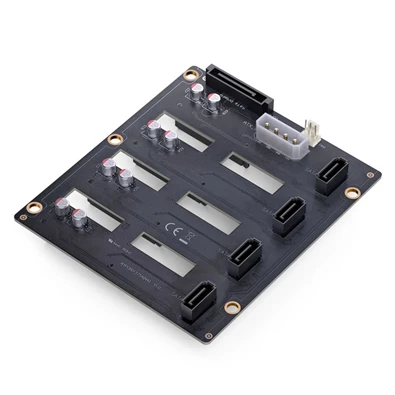 Jonsbo N4 NAS ház mATX fekete ház