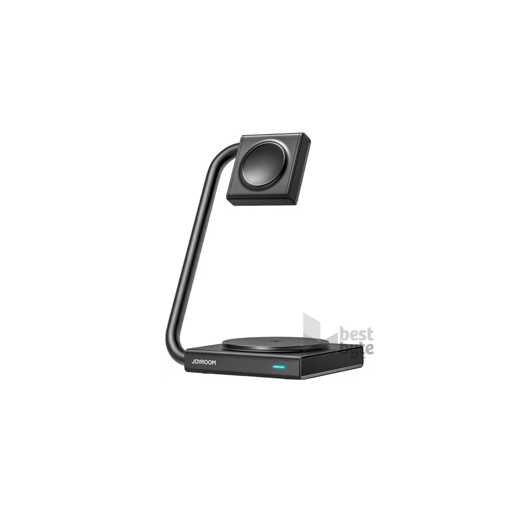 Joyroom JR-WQN05 Apple Watch/iPhone fekete asztali töltőállvány