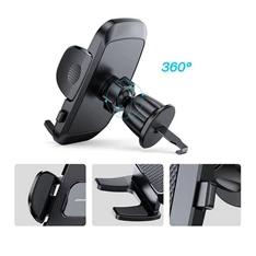 Joyroom JR-ZS259 VENT univerzális szellőzőbe illeszthető fekete autós tartó