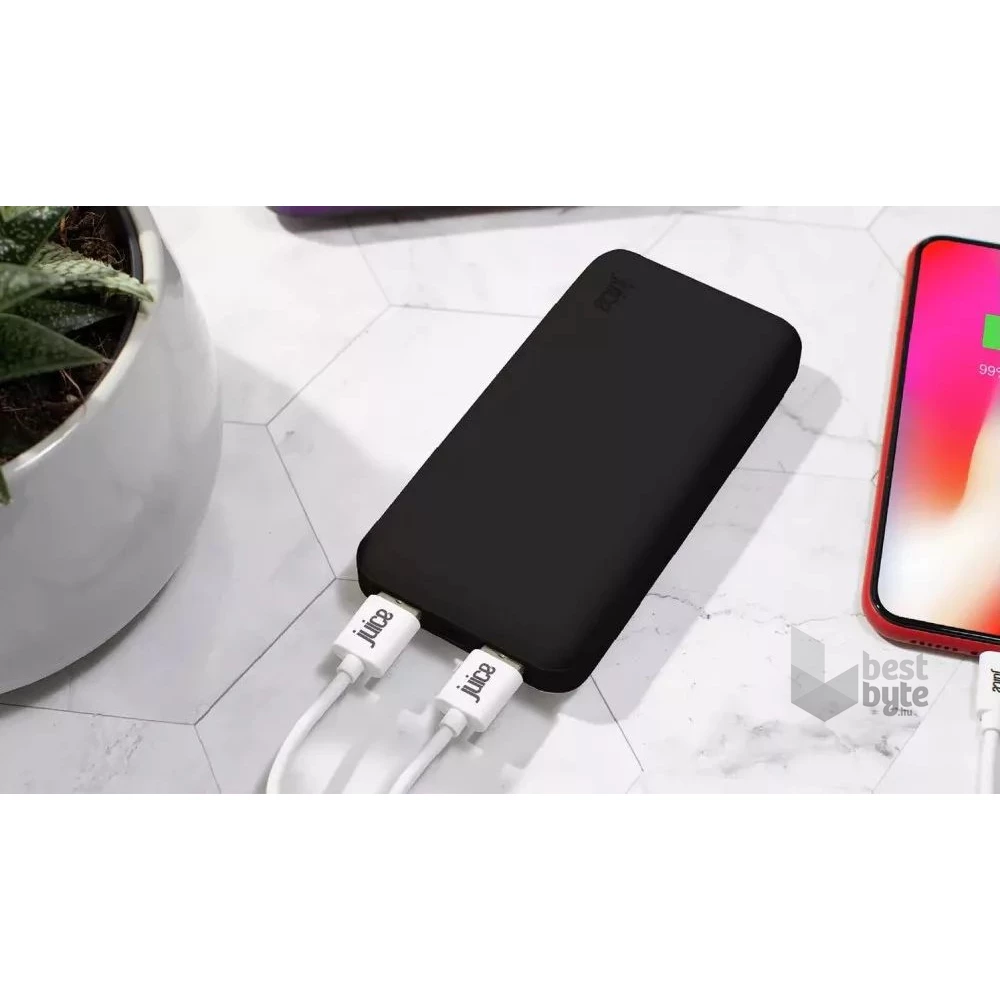 Juice JUI-PBANK-MAX-20000MA-ECO-BLK MAX 20000mAh 20W fekete power bank