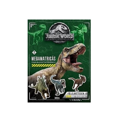 Jurassic World Bukott Birodalom - Megamatricás foglalkoztatókönyv