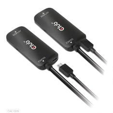 Club3D CAC-1335 HDMI + Micro USB - DisplayPort 4K120Hz/8K30Hz aktív adapter