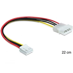 Delock 83184 0,2m Powermolex 4pin apa/3.5 floppy anya kábel