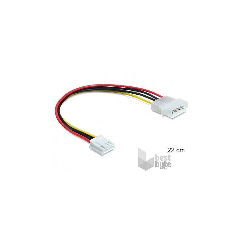 Delock 83184 0,2m Powermolex 4pin apa/3.5 floppy anya kábel