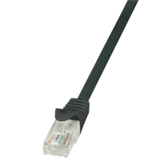 KAB LogiLink CP1053U Cat5e UTP patch kábel - Fekete - 2m