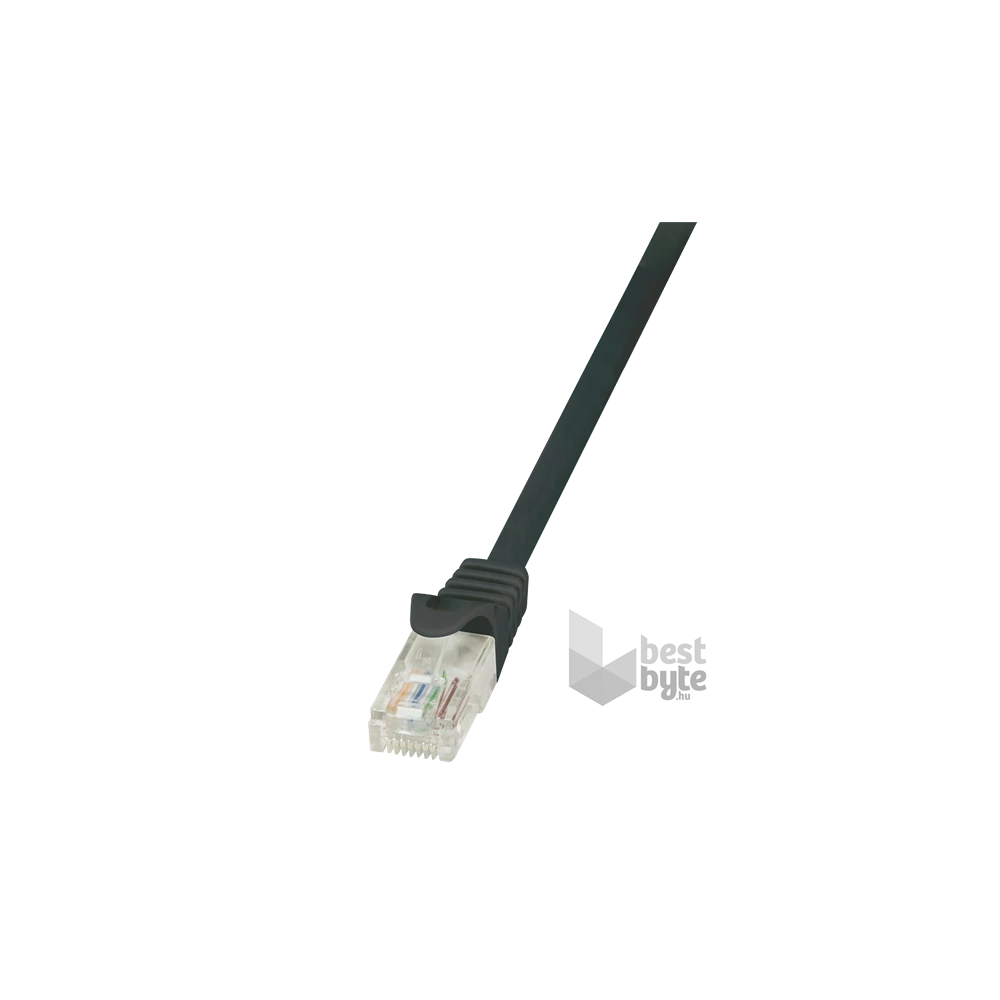 KAB LogiLink CP1053U Cat5e UTP patch kábel - Fekete - 2m