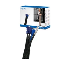 Logilink KAB0006 Flexibilis kábel burkolat - Fekete