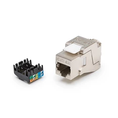 KE-Line Cat6A 10Gigabit keystone jack RJ45 aljzat