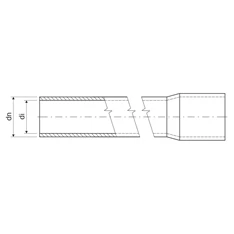 KOPOS 8016EHF FA 16 mm UV álló merev védőcső 3 méter/db