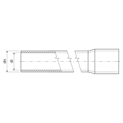KOPOS 8016EHF FA 16 mm UV álló merev védőcső 3 méter/db