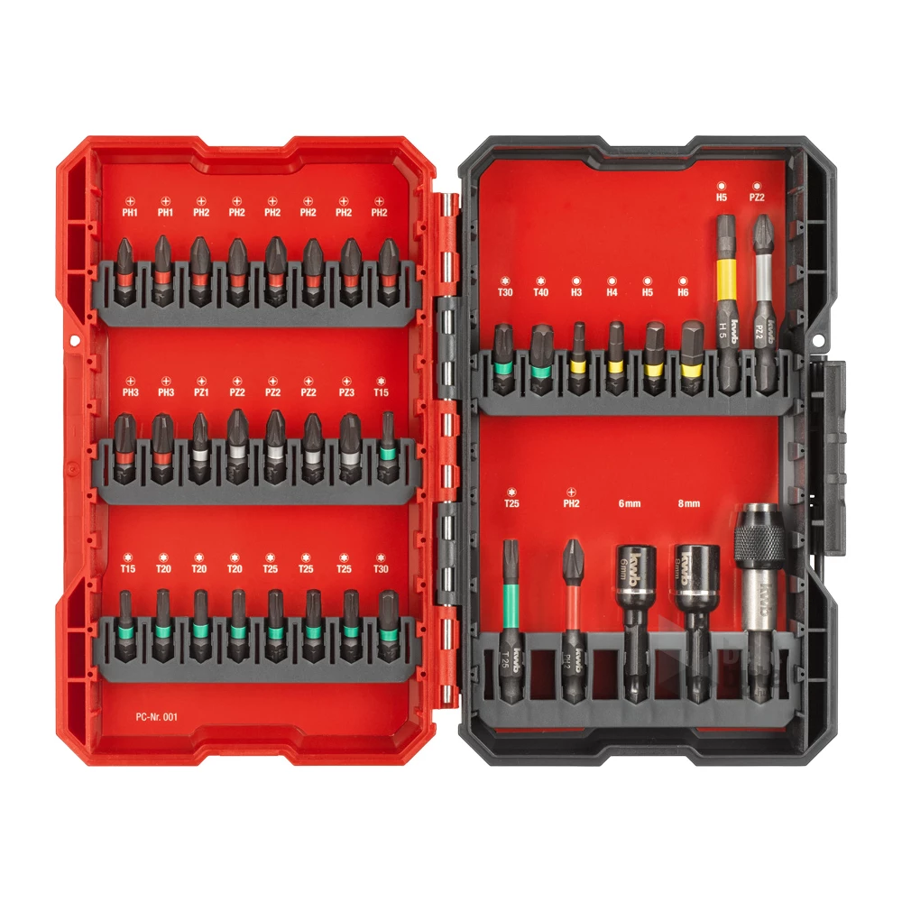 KWB 49109000 PROFI IMPACT torziós 37 db-os bit készlet