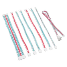 Kábel Kolink Core Pro fonott kábelhosszabbító kit 12V-2x6 Type 1 - Brilliant White/Neon Blue/Pure Kábel Kolink Core Pro fonott kábelhosszabbító kit 12V-2x6 Type 1 - Brilliant White/Neon Blue/Pure