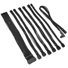 Kábel Kolink Core Pro fonott kábelhosszabbító kit 12V-2x6 Type 2 - Jet Black Kábel Kolink Core Pro fonott kábelhosszabbító kit 12V-2x6 Type 2 - Jet Black
