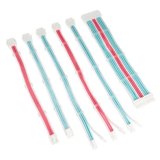 Kábel Modding Kolink Core Adept hosszabbító szett Brillant Fehér/Neonkék/Pink Kábel Modding Kolink Core Adept hosszabbító szett Brillant Fehér/Neonkék/Pink