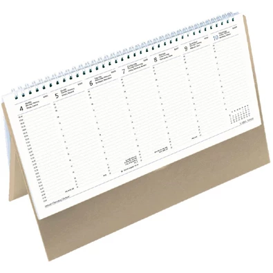 Kalendart 2024-es T051 álló bézs asztali naptár