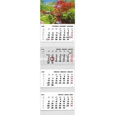 Kalendart 2024-es T073 4 tömb kert mintás speditőrnaptár