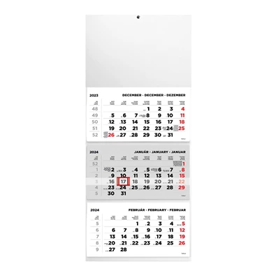 Kalendart 2024-es T074 3 tömb minta nélküli speditőrnaptár