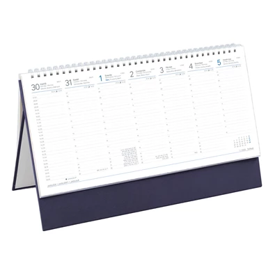 Kalendart 2026 T051 álló kék asztali naptár