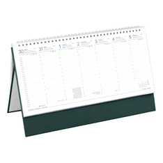 Kalendart 2026 T051 álló zöld asztali naptár