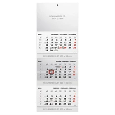 Kalendart 2026 T070 3 tömb fej nélkül speditőr naptár