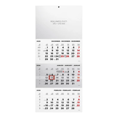 Kalendart 2026 T072 1 tömb minta nélküli speditőrnaptár