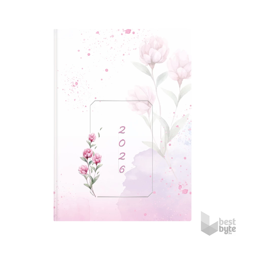 Kalendart Joy 2026 J022 B6 Pünkösdi rózsa napi beosztású határidőnapló