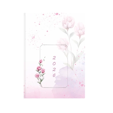 Kalendart Joy 2026 J022 B6 Pünkösdi rózsa napi beosztású határidőnapló