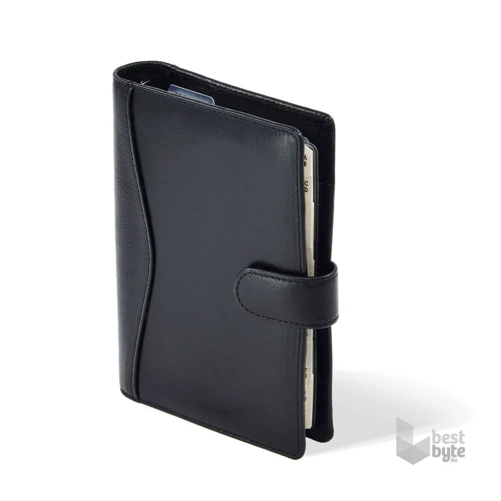 Kalendart Saturnus M212 bőr fekete gyűrűs kalendárium