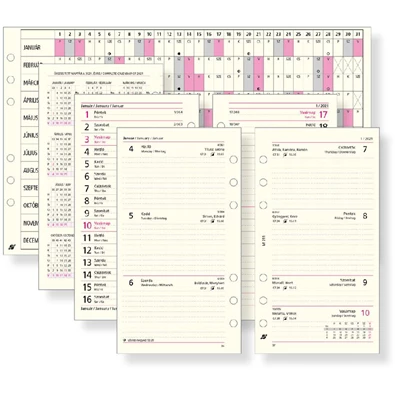 Kalendart Saturnus M311 heti beosztású gyűrűs betétlap csomag