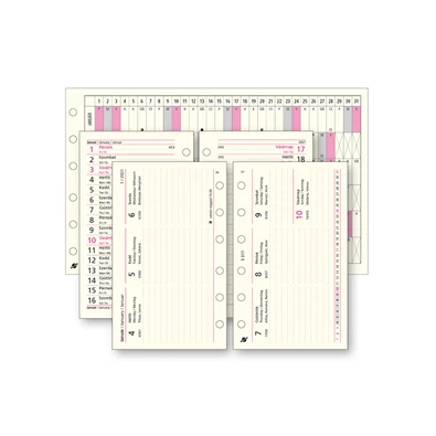 Kalendart Saturnus S311 2024-es heti beosztású gyűrűs betétlap csomag
