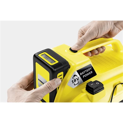 Kärcher 1.198-301.0 WD 1 Compact Battery Set akkuval akkumulátoros száraz-nedves porszívó