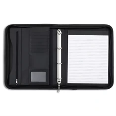 Karton P+P Atlanta A4 fekete füles gyűrűs konferencia mappa