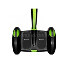 Kawasaki 10" fekete hoverboard elektromos robogó/Balance board kormányszárral