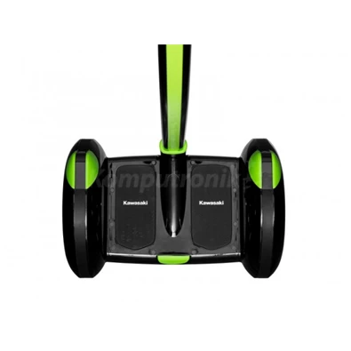 Kawasaki 10" fekete hoverboard elektromos robogó/Balance board kormányszárral